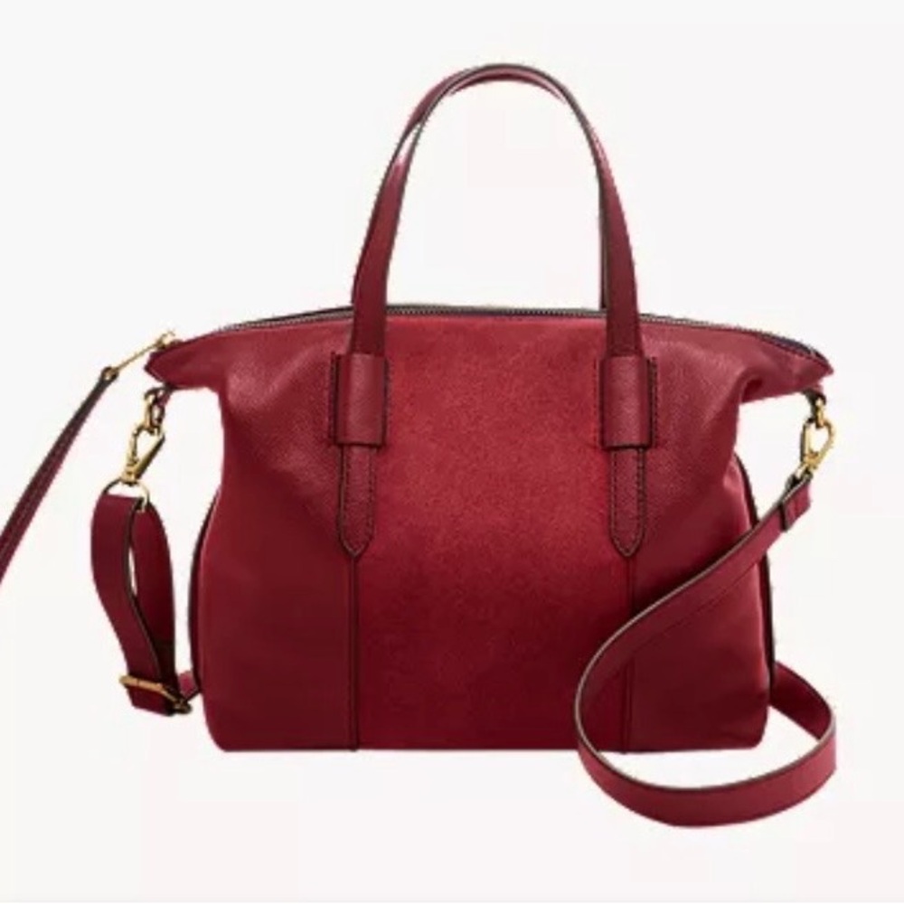 Skyler Brown Satchel & Wallet Set, Brown